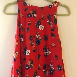 Zara Sleeveless Blouse with Open Back Tie detail